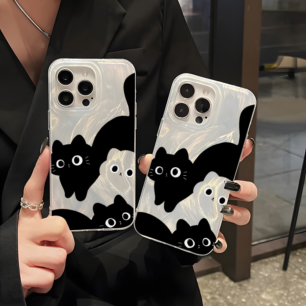 Phone Cases Expensive - Lüks Kedi Desenli iPhone 13 11