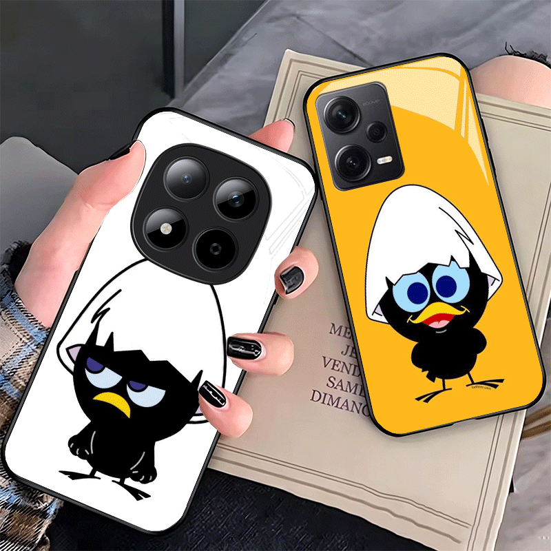 Phone Cases Shein - Calimero Sevimli Karikatür Ördek Cam Telefon