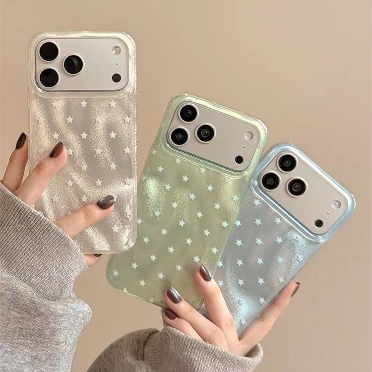 Phone Cases Y2K - Kore Tarzı Yeşil Arka Planlı Parlak