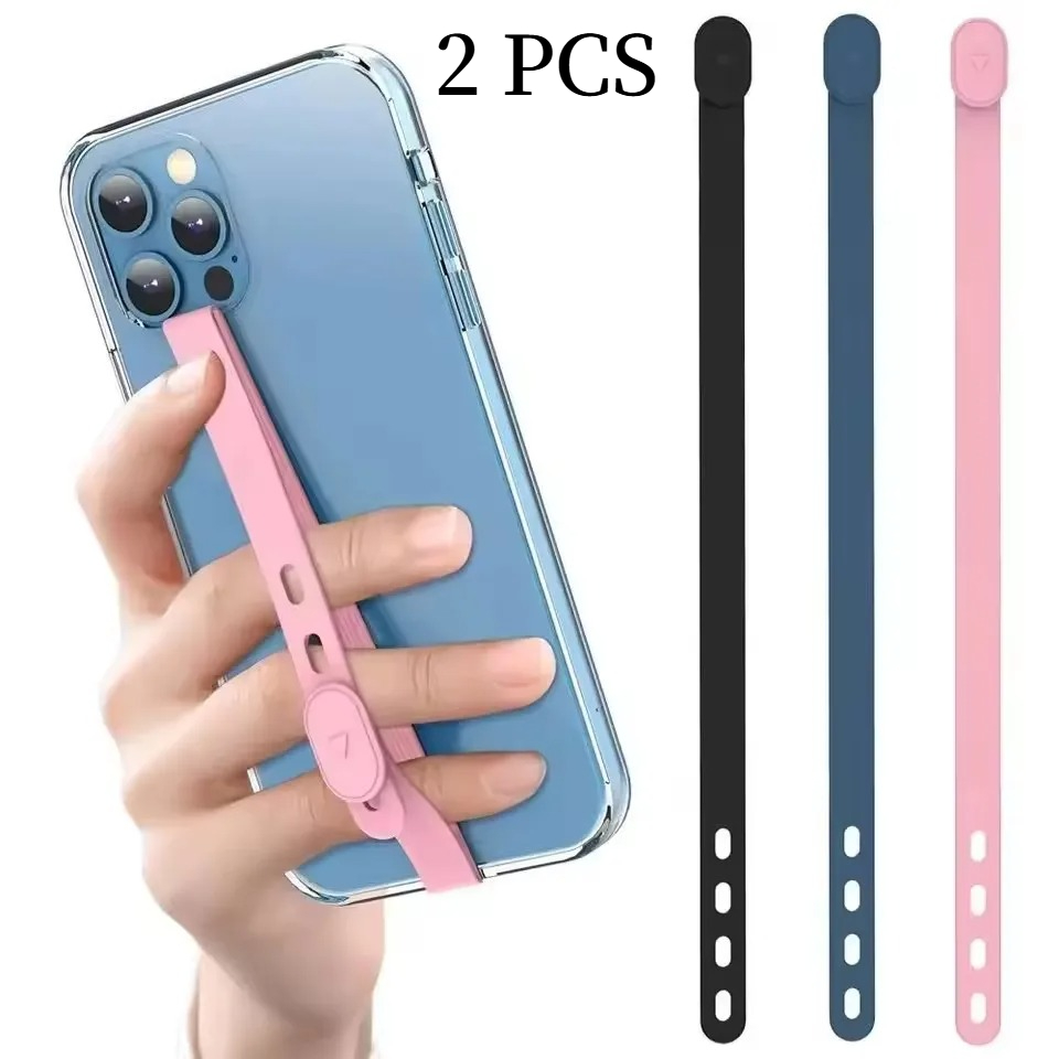 Phone Cases Rubber - 2 adet Taşınabilir SilikonTelefon Askısı AyarlanabilirTelefon