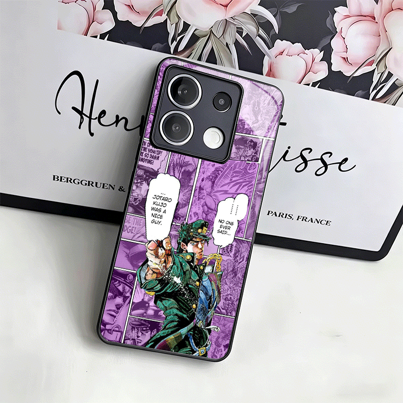 JoJo Macera Kujo Jotaro Cam Te - Phone Cases Shein incelemesi ve fiyatı