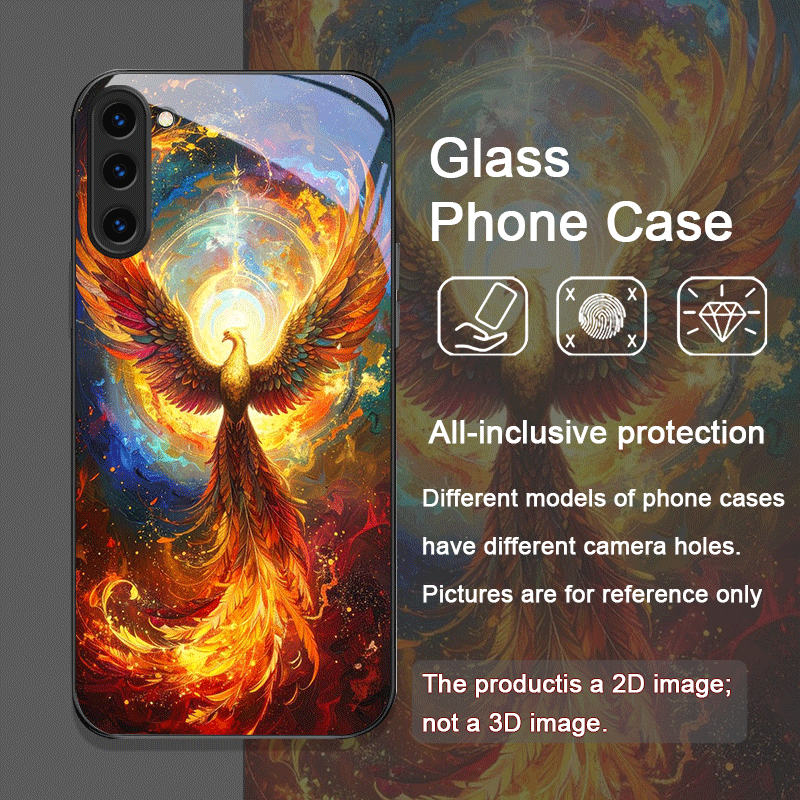 Estetik Anka Ateşi Tüyü Desenl - Phone Cases Galaxy S24 incelemesi ve fiyatı