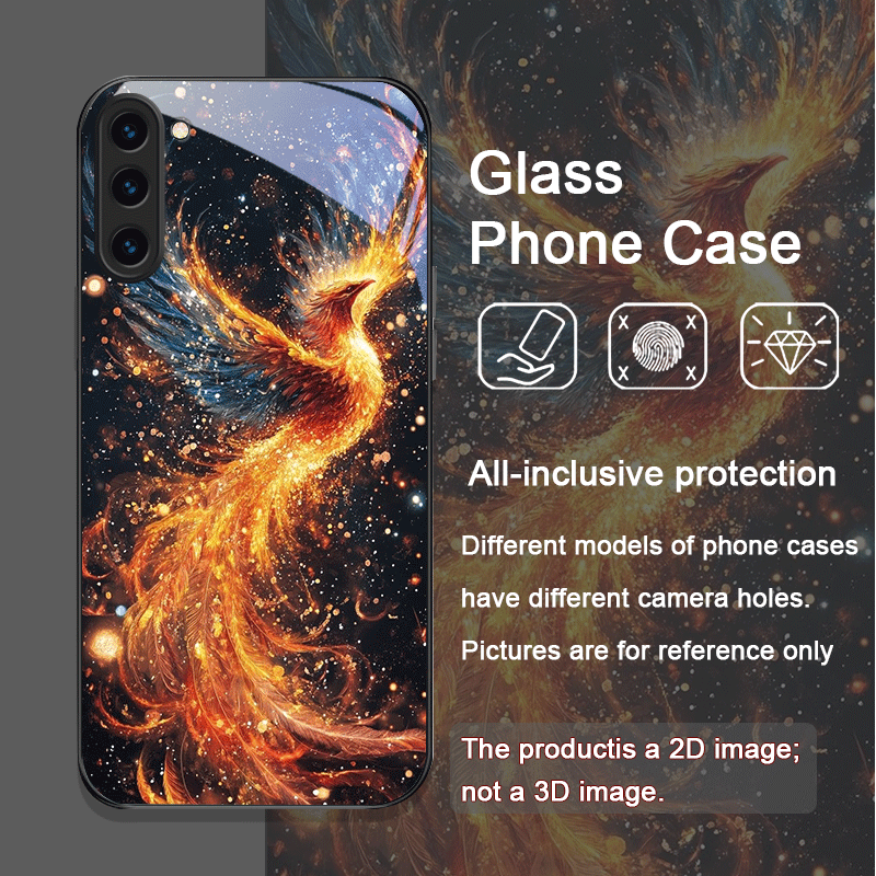 Estetik Anka Ateşi Tüyü Desenl - Phone Cases Galaxy S24 incelemesi ve fiyatı
