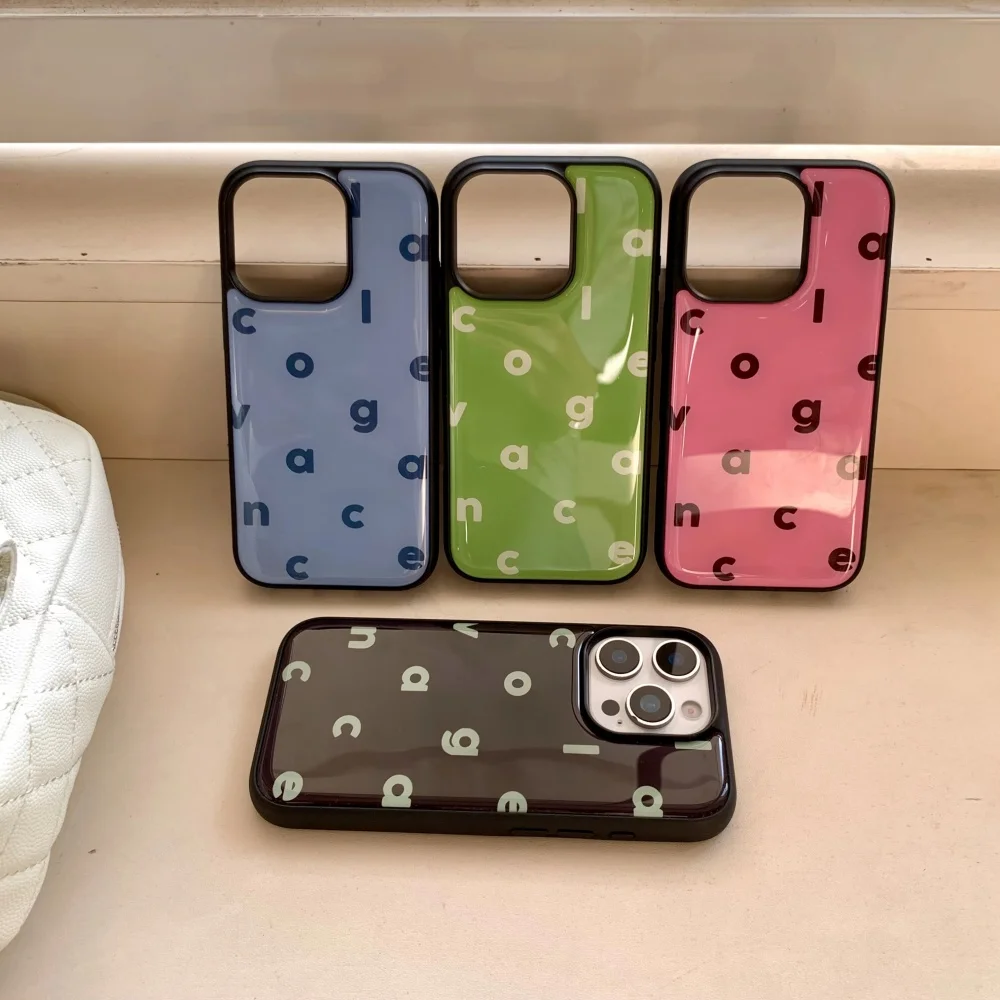 Saf Renk Sadelik İngilizce Har - Phone Cases Y2K incelemesi ve fiyatı