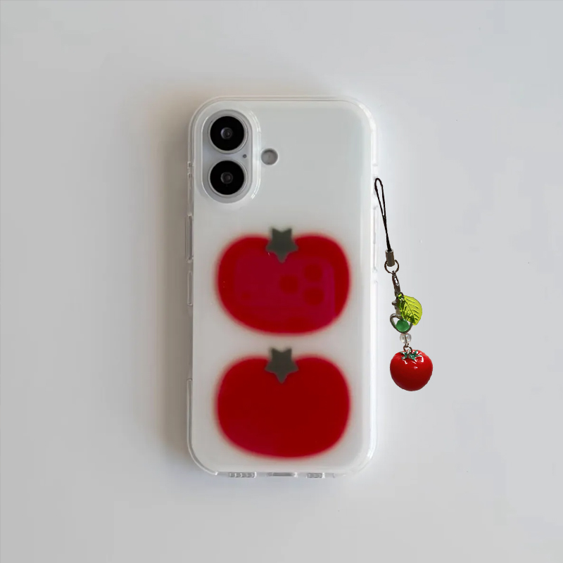 Kore Tarzı İki Ted Domates Kar - Phone Cases Y2K incelemesi ve fiyatı