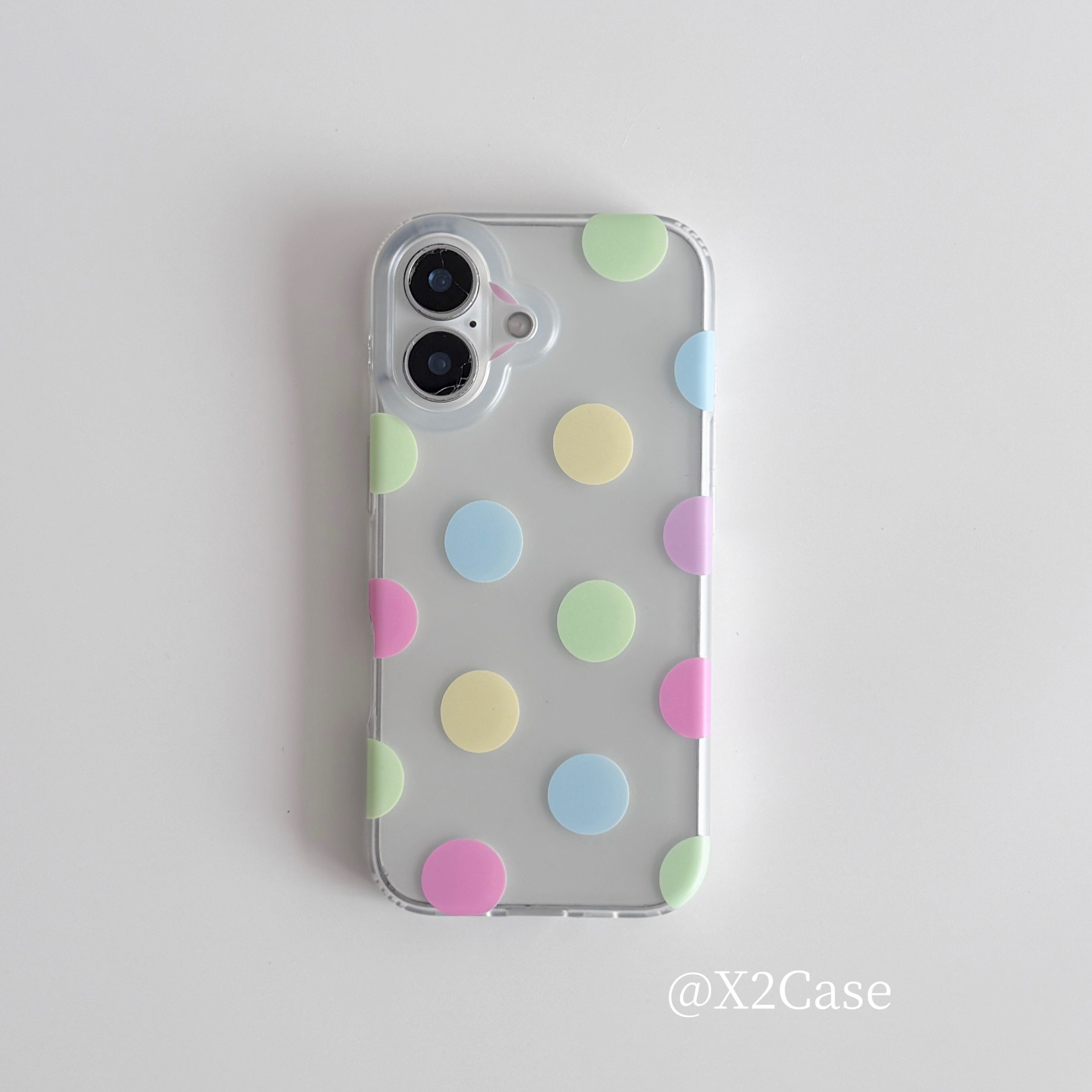 Korea Ins Renkli Puantiyeli Ma - Phone Cases Y2K incelemesi ve fiyatı