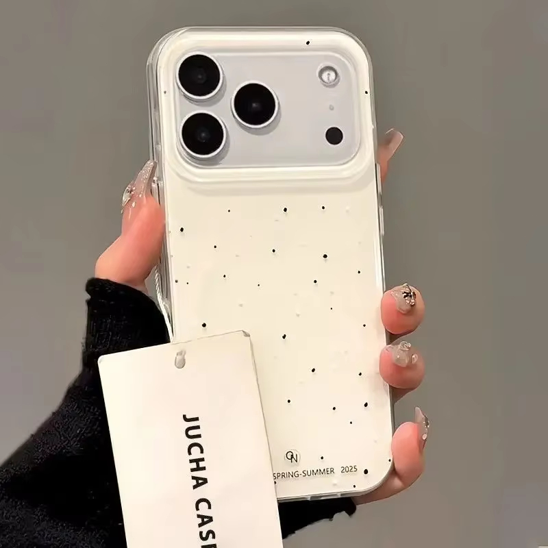 Basit Kore Tarzı Beyaz Sıçrama - Phone Cases Y2K incelemesi ve fiyatı