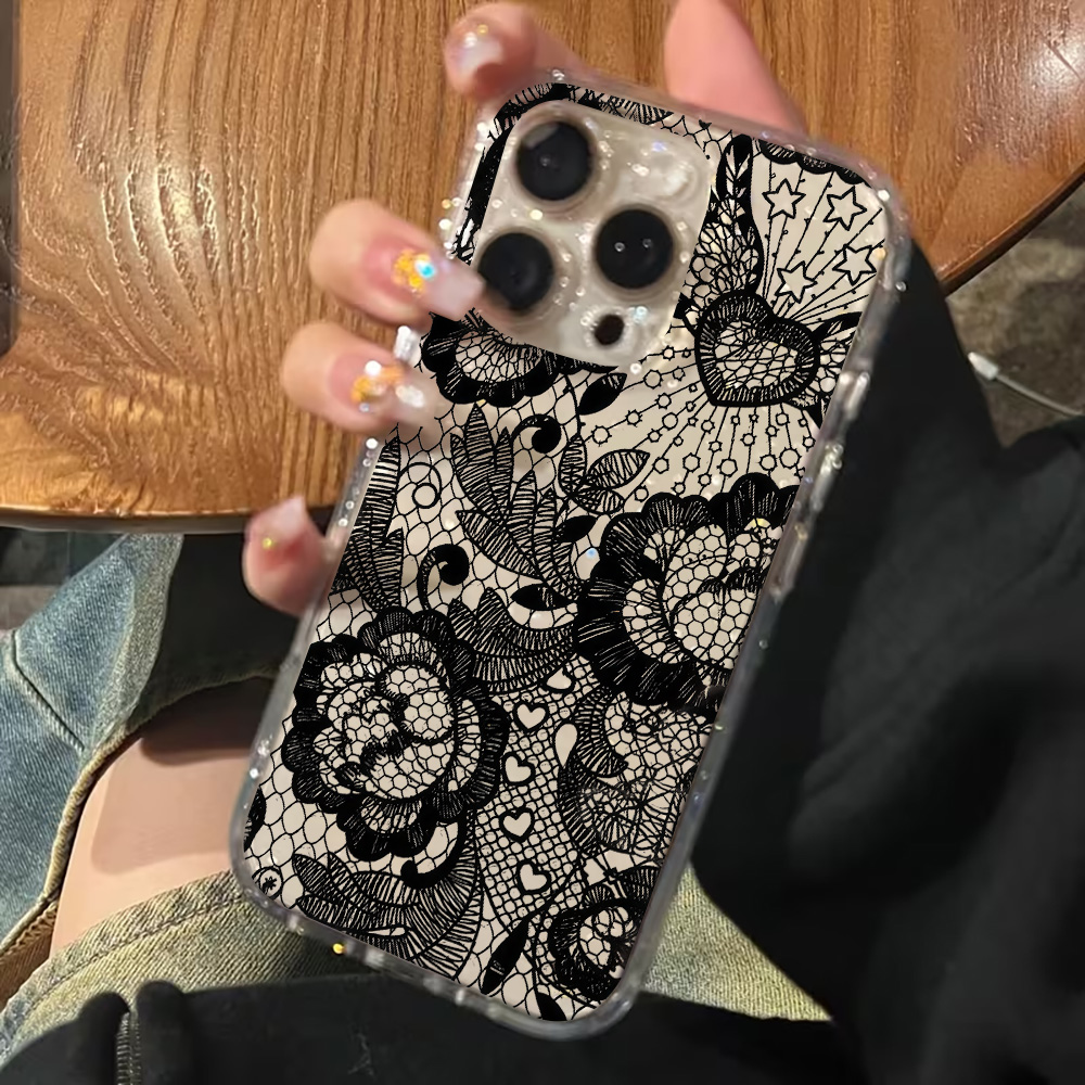 Dantel Çiçekli Şeffaf Telefon  - Phone Cases Expensive incelemesi ve fiyatı