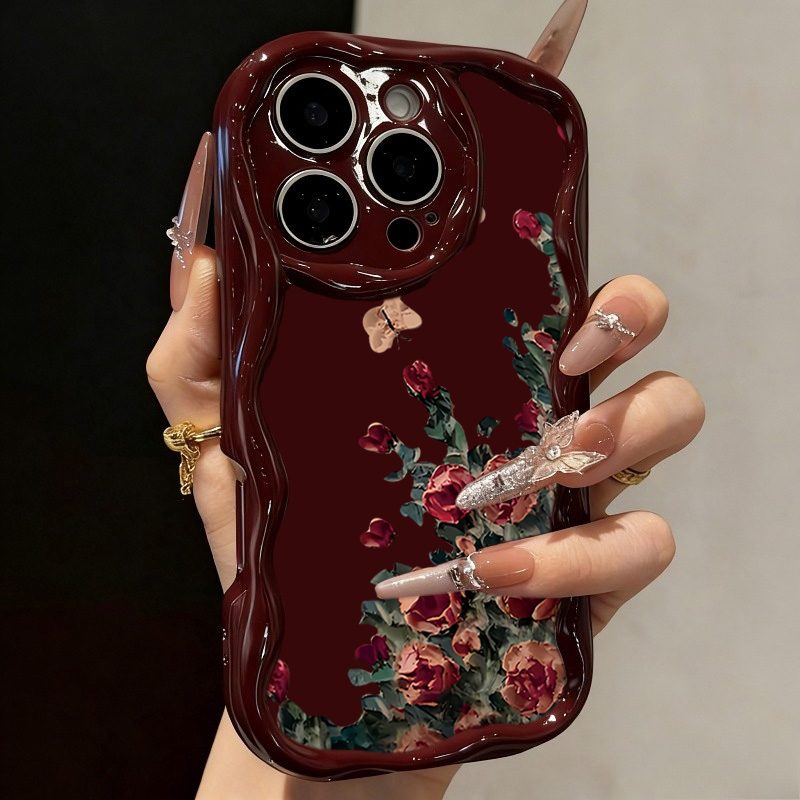 Retro Yağlı Boya Çiçek Desenli - Phone Cases Expensive incelemesi ve fiyatı